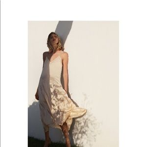 Zara Soft Satin Effect Dress